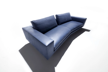 INNO - 3 seater leather sofa by ERBA ITALIA - view 2